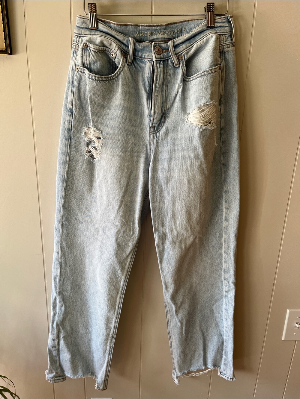 American Eagle Outfitters Highest Rise 90s Boyfriend Distressed Jean